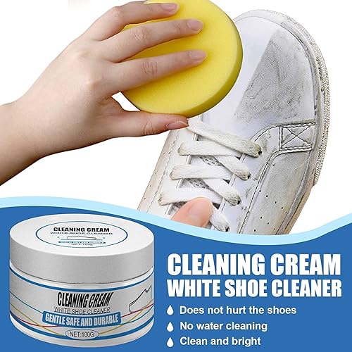 White Shoe Cleaner Cream – Long lasting Shine Like New Again