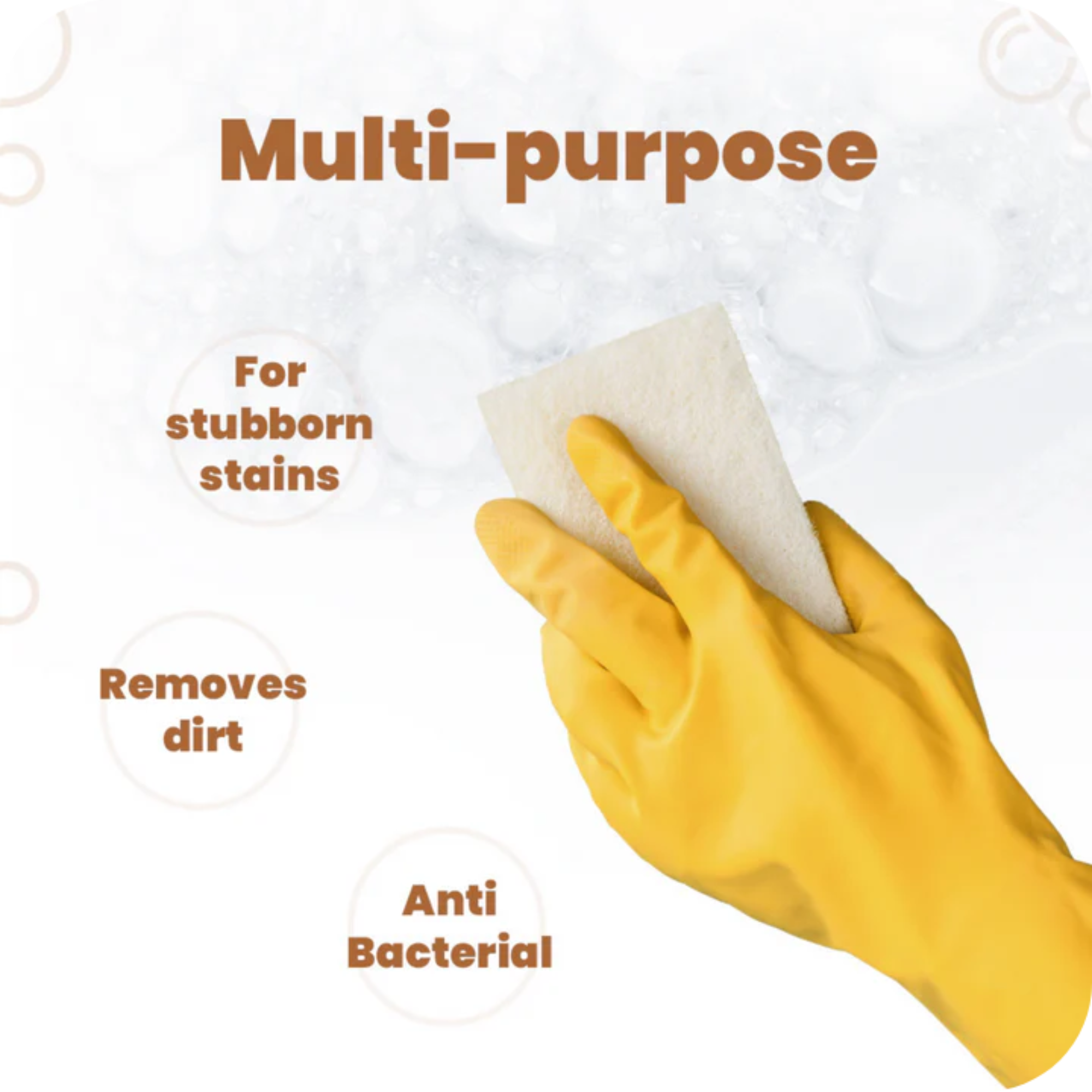 Magic Eraser Cleaning Sponge – Multi-Surface Stain Remover (Pack of 3)